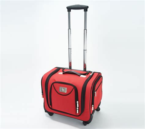 lori greiner weekender travel bag on wheels.